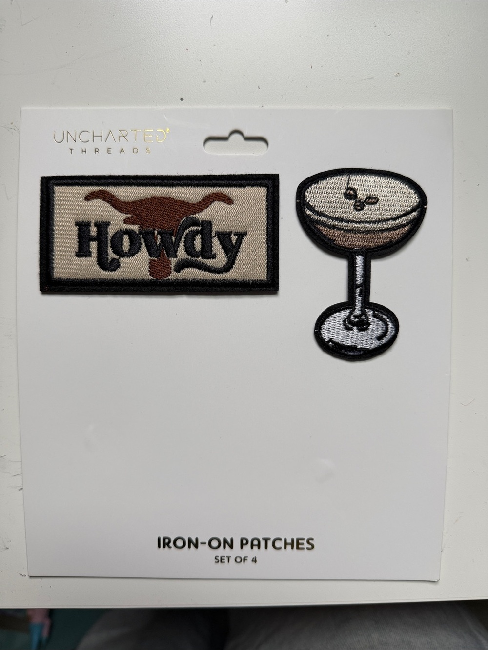 Iron-On Patch Set - Tan, Brown, Black